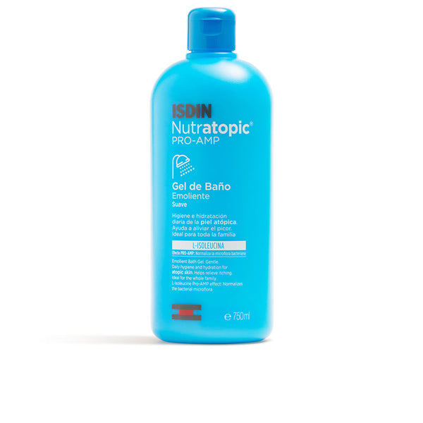 Isdin Nutratopic Pro-Amp Emollient Bath Gel For Atopic Skin 750 Ml | Vuodevaatteet.fi