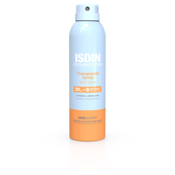 Isdin Photoprotector wet skin läpinäkyvä suihke spf50+ 250 ml | Vuodevaatteet.fi