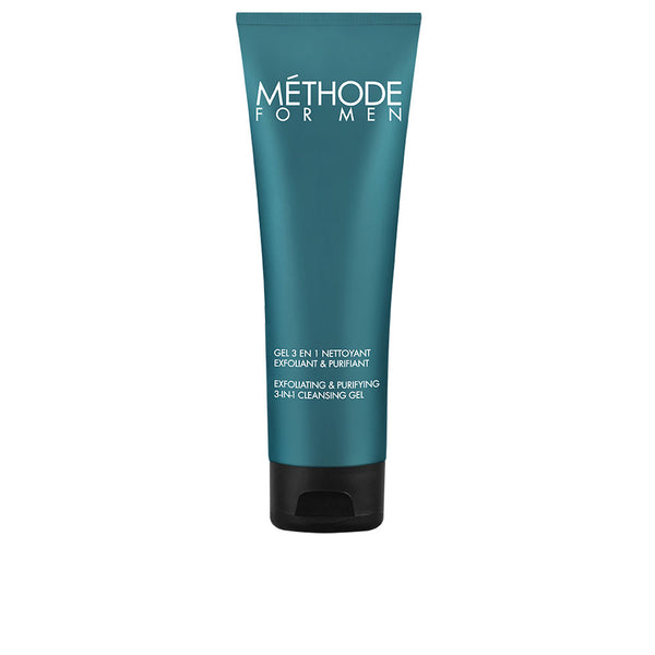 Jeanne Piaubert Méthode for men gel 3-in-1 puhdistava kuorinta&puhdistusaine 125 ml | Vuodevaatteet.fi