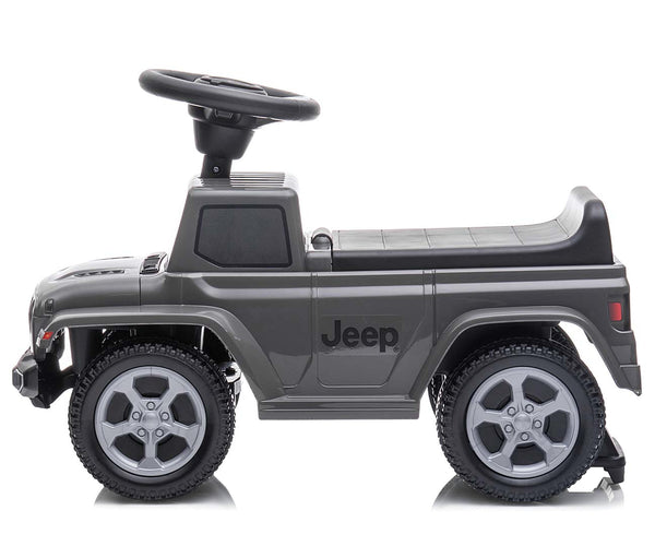 Jeep Rubicon Gladiator Harmaa Lasten potkuauto - Vuodevaatteet.fi