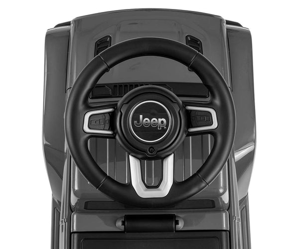 Jeep Rubicon Gladiator Harmaa Lasten potkuauto - Vuodevaatteet.fi