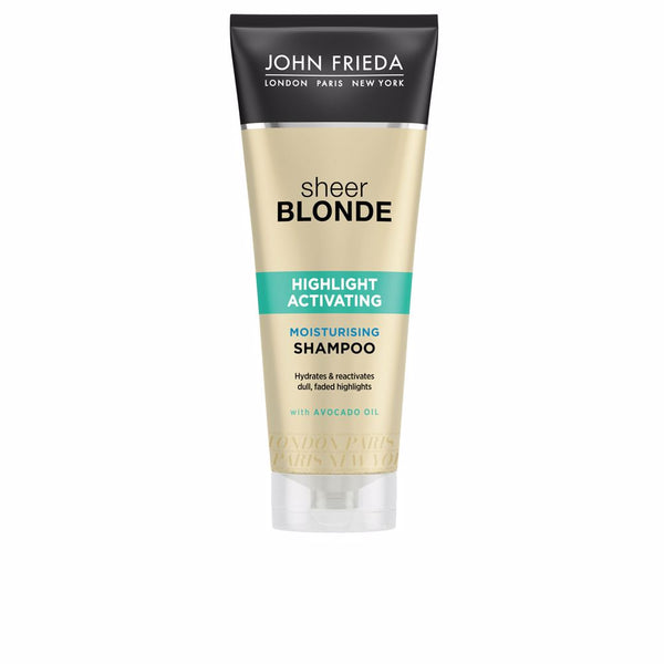 John Frieda Sheer blonde kosteuttava shampoo vaaleille hiuksille 250 ml | Vuodevaatteet.fi