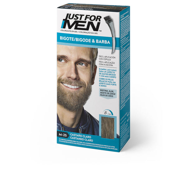 Just For Men Colorante geeliväri viiksille, parralle ja pulisongeille #castaño claro 15 ml | Vuodevaatteet.fi