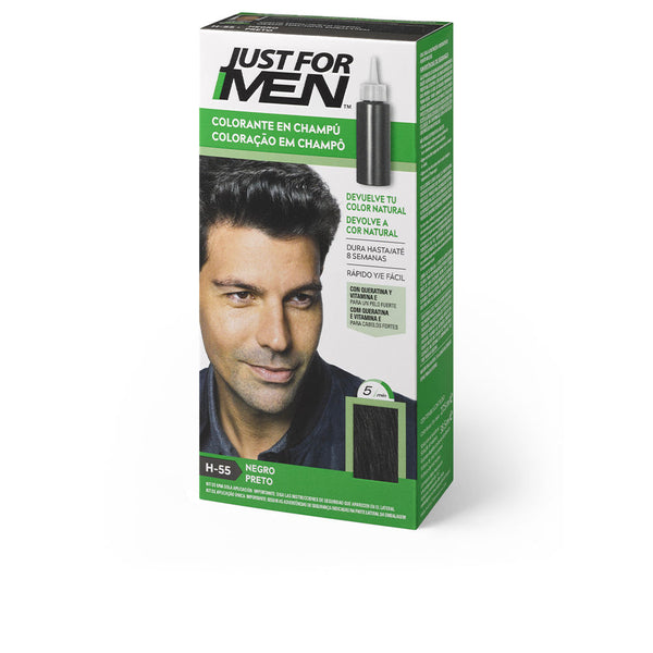 Just For Men Colorante shampoo #negro 30 ml | Vuodevaatteet.fi