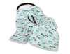 Sitzpolster für Kindersitz – Mint Rabbits/White