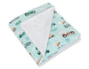 Sitzpolster für Kindersitz – Mint Rabbits/White