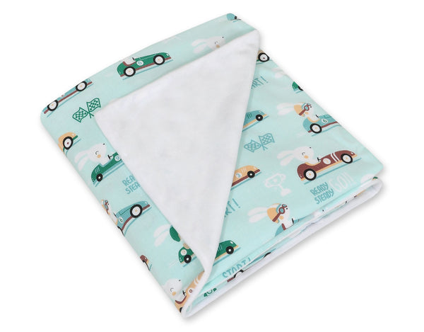 Sitzpolster für Kindersitz – Mint Rabbits/White