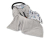 Sitzauflage für Kindersitze - Grey Rabbits/Grey