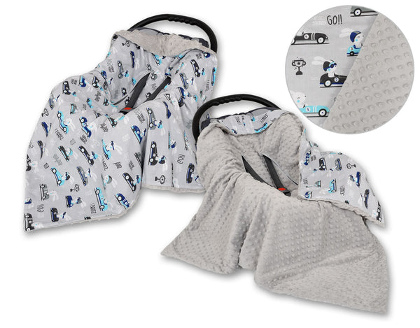 Sitzauflage für Kindersitze - Grey Rabbits/Grey