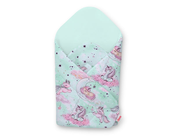 Vauvapesä vahvistetulla pohjalla - unicorn mint/mint