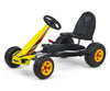 Keltainen Karting polkuauto lapselle - Viper - Vuodevaatteet.fi