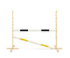 Keppihevosen este 160cm kahdella tangolla - Black and yellow