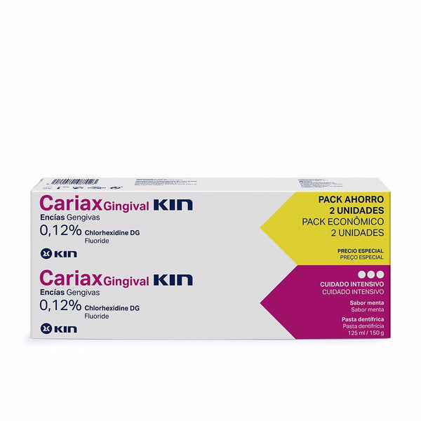 Kin Cariax gingival hammastahna pakkaus 2 x 125 ml | Vuodevaatteet.fi