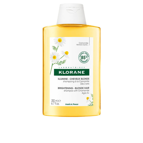 Klorane A la camomila kirkastava shampoo vaaleille kohokohtille 200 ml | Vuodevaatteet.fi
