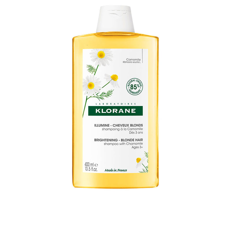 Klorane A la camomila kirkastava shampoo vaaleille raidoille 400 ml | Vuodevaatteet.fi