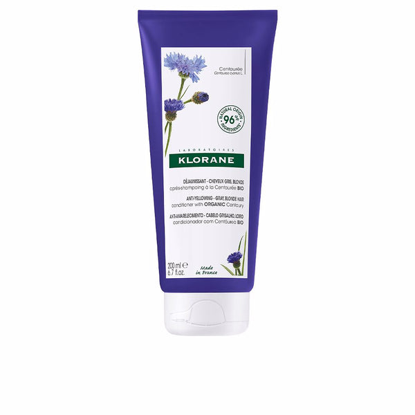 Klorane A la centaurea bio anti-yellowing hoitoaine harmaalle ja vaalealle hiukselle 150 ml | Vuodevaatteet.fi