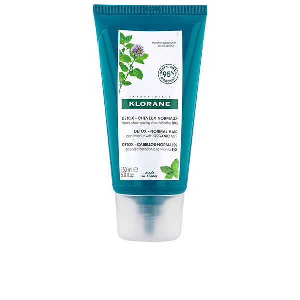 Klorane A la menta acuática suojaava detox hiusbalsami 150 ml | Vuodevaatteet.fi