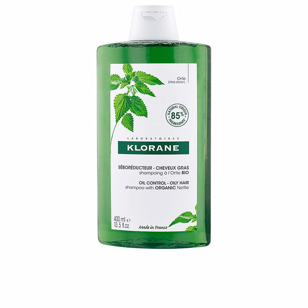 Klorane A la ortiga bio sebumia säätelevä shampoo rasvaisille hiuksille 400 ml | Vuodevaatteet.fi