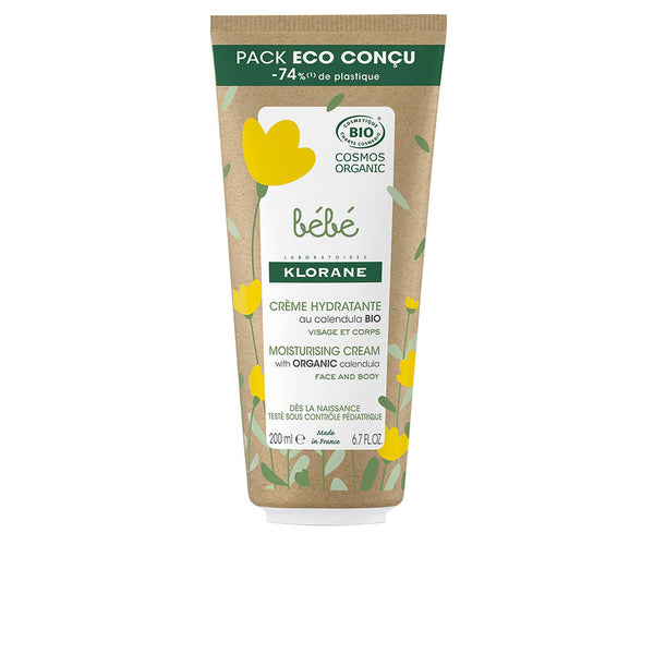 Klorane Bébé Bio Moisturizing Cream Packaging Eco 200 Ml | Vuodevaatteet.fi