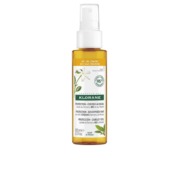 Klorane Polysianes monoï y tamanu bio hiuksiin öljy 100 ml | Vuodevaatteet.fi