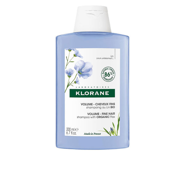 Klorane Volumen bio-pellavashampoo 200 ml | Vuodevaatteet.fi