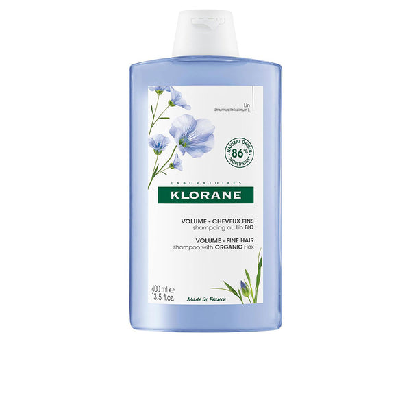 Klorane Volumen luomupellavashampoo 400 ml | Vuodevaatteet.fi