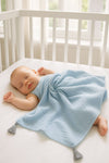 Musselin-Decke für Babys - Blau