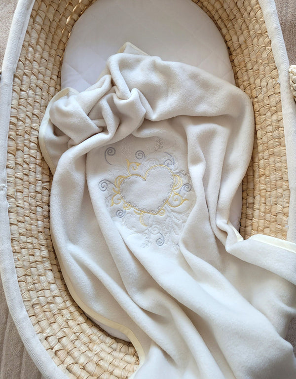 Baby-Fleecedecke – Chic Cream