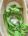 Baby-Fleecedecke - Esel Luca Green