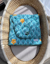 Babydecke und Kissen - Baumwolle - Teddybär - Mint Forest
