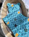 Babydecke und Kissen - Baumwolle - Teddybär - Mint Forest