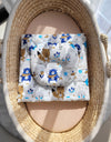 Babydecke Und Kissen - Baumwolle - Teddybär - Marineblaue Bären