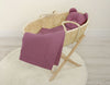 Moseskorin Peito Ja Tyyny - Teddy Bear - Pastel Violet