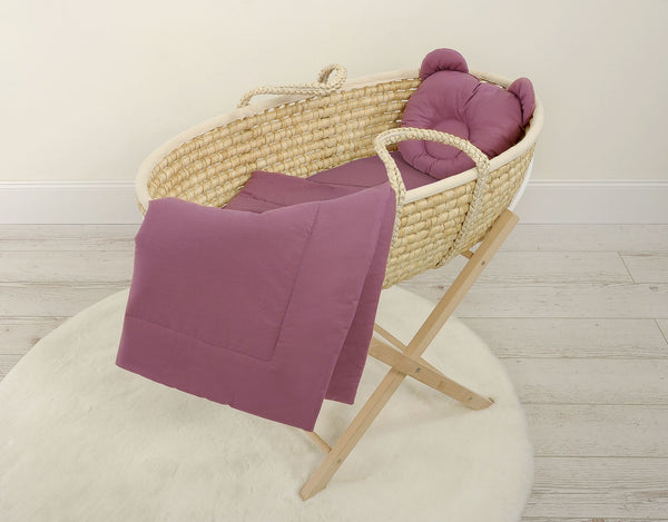 Moseskorin Peito Ja Tyyny - Teddy Bear - Pastel Violet