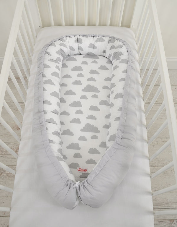 Schlafsack - Clouds Grau/Grau