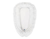 Babynest mit Rüschen - Weiß
