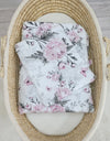 Newborn vuodevaatesetti 2-kpl 75x100cm - Romantic peonies
