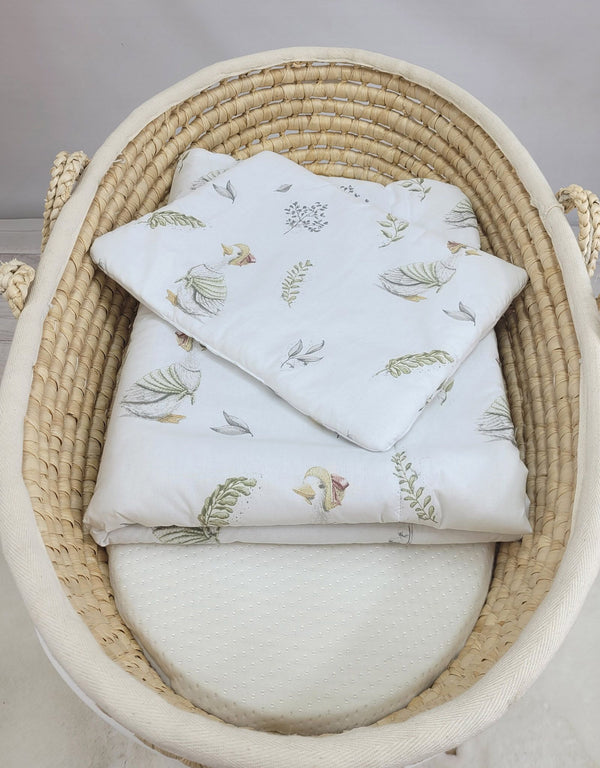 Newborn vuodevaatesetti 2-kpl 75x100cm - gooses
