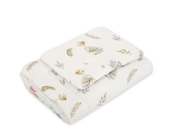 Newborn vuodevaatesetti 2-kpl 75x100cm - gooses