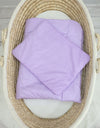 Newborn vuodevaatesetti 2-kpl 75x100cm - Purple check
