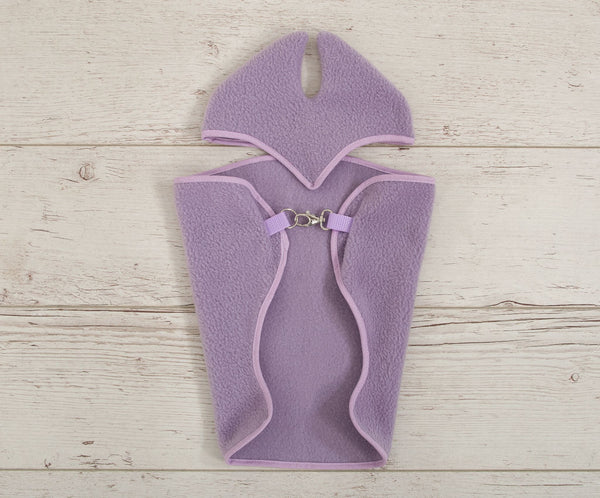 Steckenpferddecken und Ohrenschützer A4 – Lila