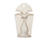 Steckenpferddecke und Ohrenhaube A3 - Cream