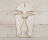 Steckenpferddecke und Ohrenhaube A3 - Cream