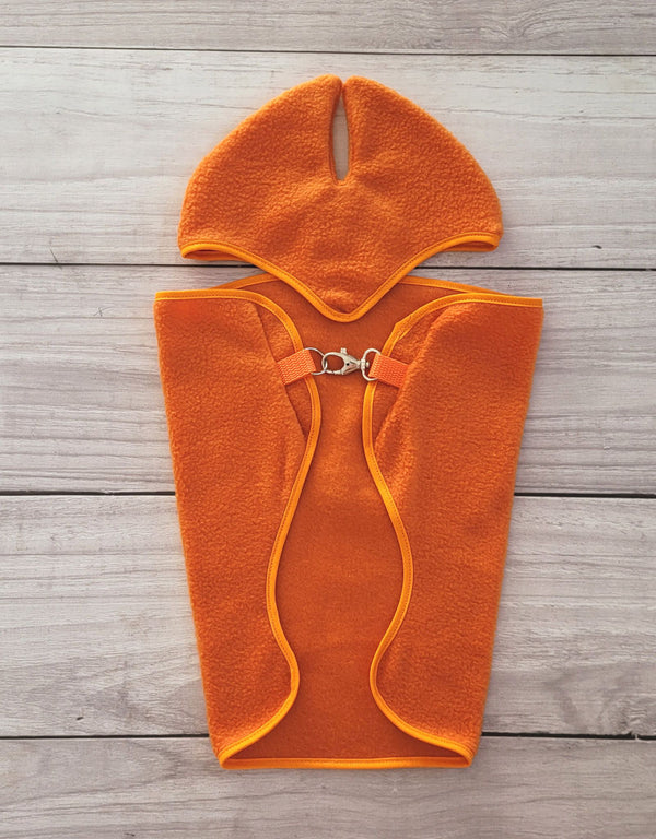 Steckenpferd-Decke und -Ohrenschützer A3 - Orange