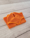 Steckenpferd-Decke und -Ohrenschützer A3 - Orange
