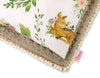 Beidseitige Decke und Kissen für Babys – Wald