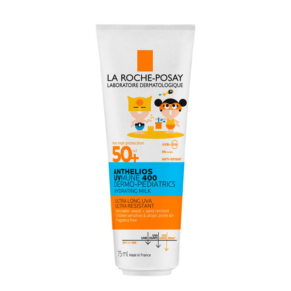 La Roche Posay Anthelios uv-mune 400 dermopediatrics kosteuttava maito spf50+ 250 ml | Vuodevaatteet.fi