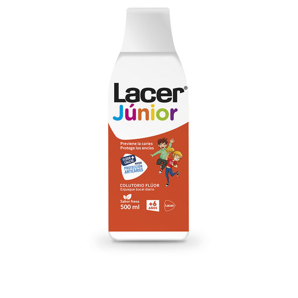 Lacer Fluor päivittäinen suuvesi mansikka 0.05% 500 ml | Vuodevaatteet.fi