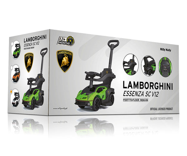 Lasten auto Lamborghini Essenza Sc V12 Oranssi - Vuodevaatteet.fi