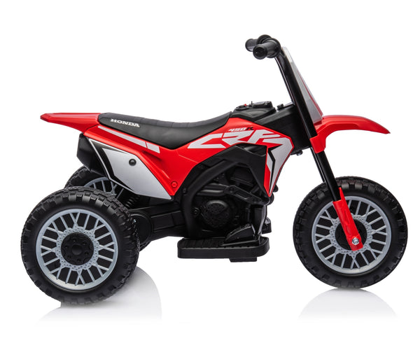 Lasten sähkömopo - Honda Crf 450R Punainen - Vuodevaatteet.fi